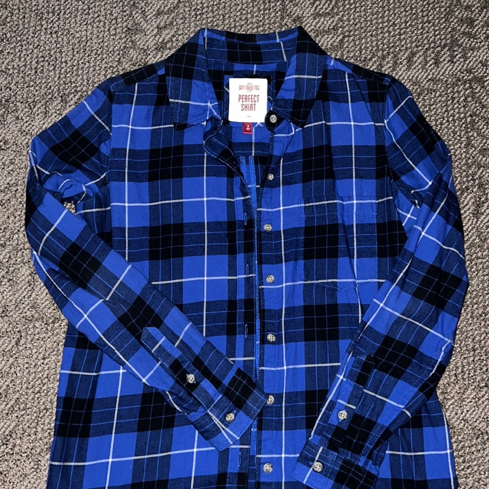 Blue Black Flannel